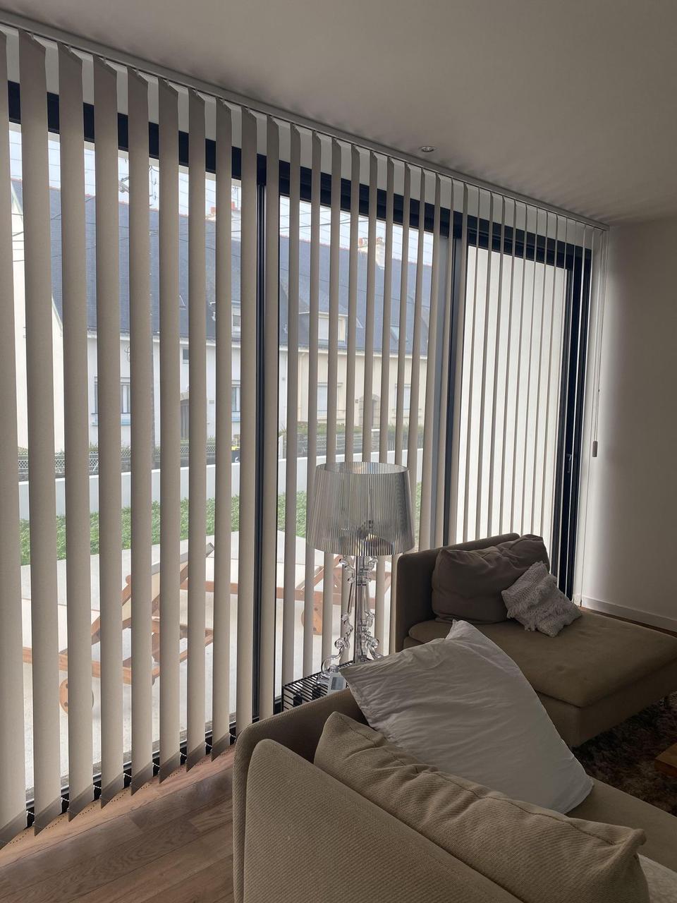 Persiana Vertical em Tecido e PVC